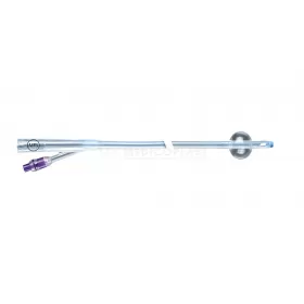 Silicone Foley 2 - way balloon catheter, 5 - 10 ml, 1 pcs.