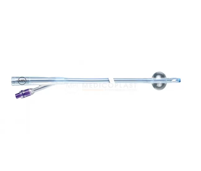 Silicone Foley 2 - way balloon catheter, 5 - 10 ml, 1 pcs. Silicone Foley 2 - way balloon catheter, 5 - 10 ml, 1 pcs.