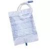 Urine bag 2000ml, nonsterile, with outlet, 1 pcs