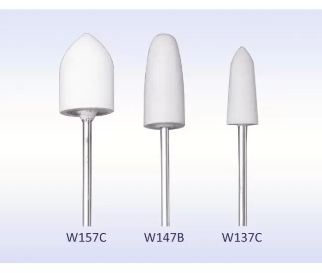 Silicone polisher white