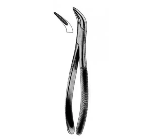 Exctracting forceps for lower roots