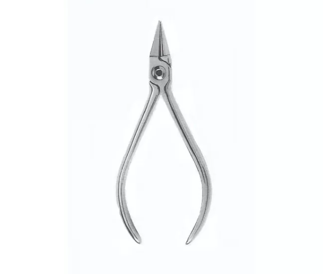 Ortodontiskās knaibles, kas pastiprinātas stieples griešanai