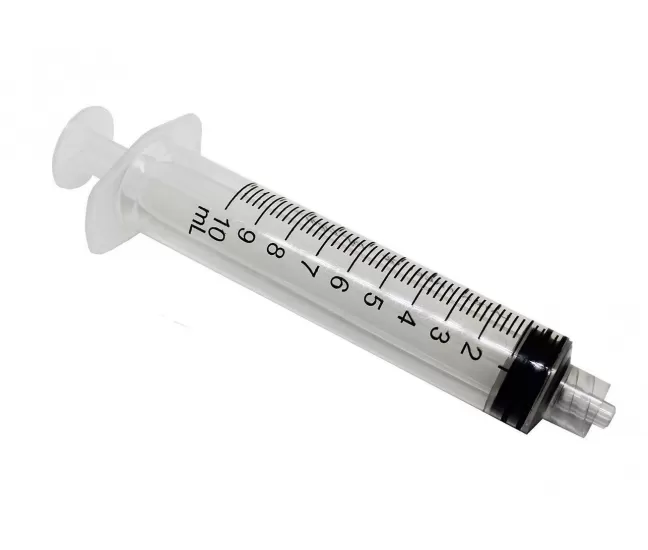 3 parts syringe, 10 ml, with Luer Lock connector, without needle, 100 pcs
