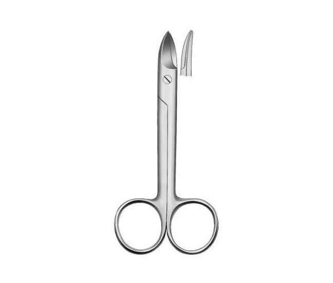 Crown scissors curved 10,5 cm