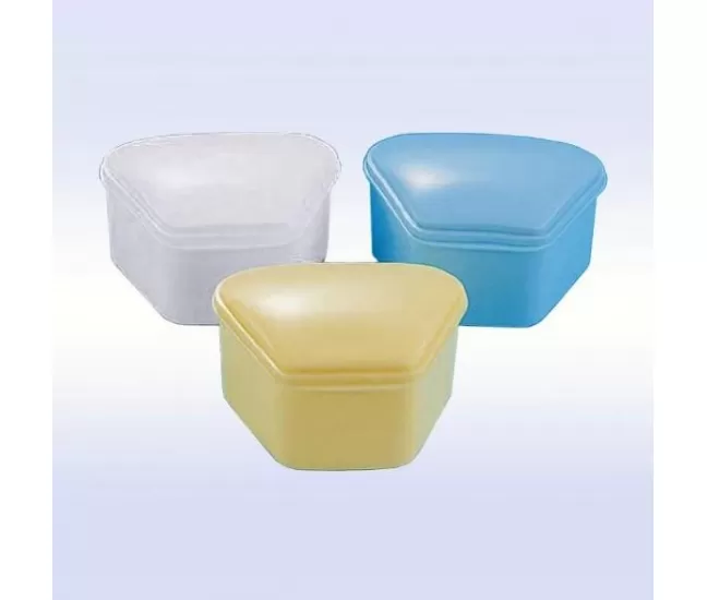 Контейнер для зубных протезов, синий