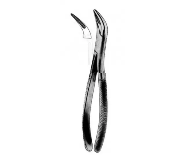 Exctracting forceps for upper roots