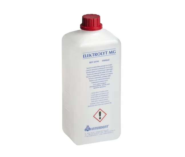 Liquid ELEKTROLYT MG for polishing Co-Cr alloys, 1 L