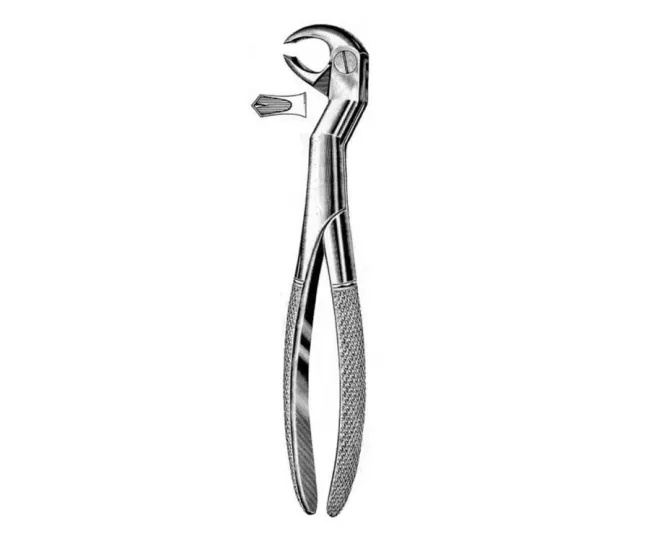 Exctracting forceps for left lower wisdoms and molars