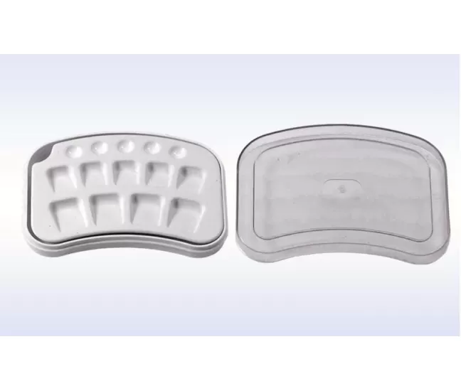 Porcelain slant tiles