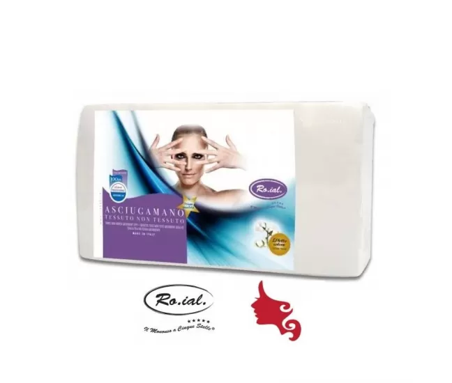 ROIAL Towels in non-woven Fabric TNT, 45 cm x 80 cm