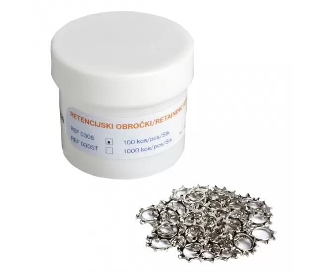 Retaining rings, 100 pcs