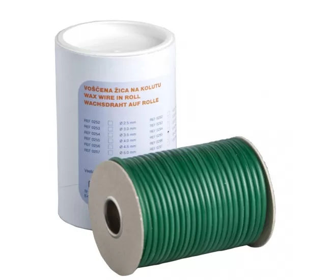 Восковая проволока в рулонном твёрдом 5,0 мм, 250 г