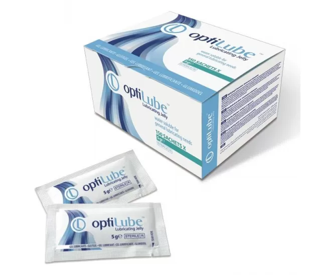 Sterile lubricating jelly OptiLube, 5 g. Sachet