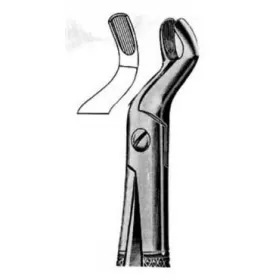 Ķirurģiskās knaibles augšējiem gudrības zobiem