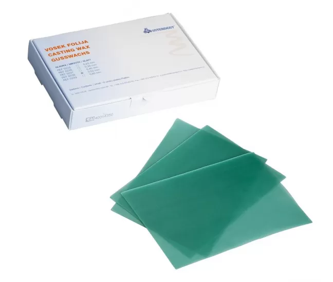 Casting wax 120x75x0,60 mm, 15 pcs