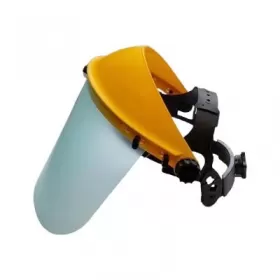 Face shield with frame