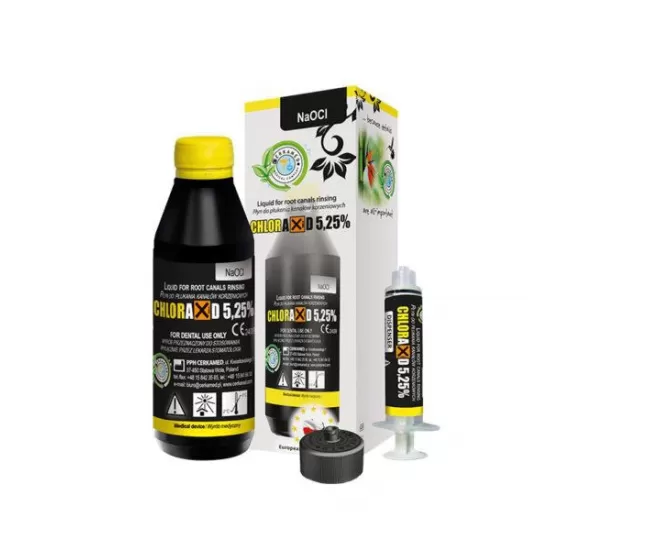 Šķidrums sakņu kanālu skalošanai Hloraksīds 5,25%, 200 g