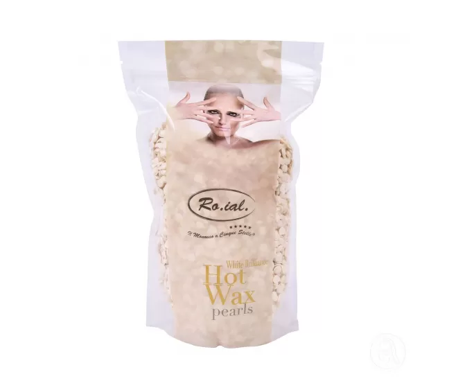 ROIAL Hot Wax Pearls ROIAL White Brilliance, Yellow, Man Barber Blu, 800 gr