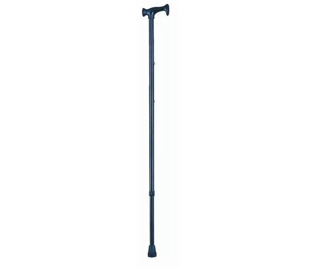 Aluminium stick with raised handle black AT51101