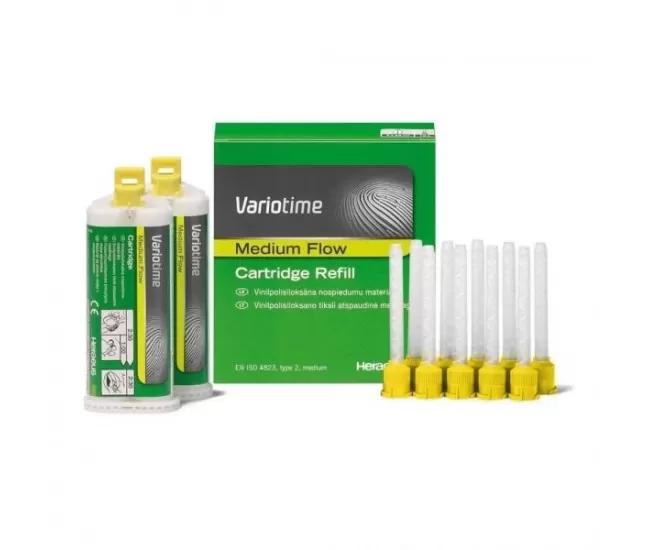 A-силиконовая корректирующая масса Variotime Medium Flow, 2 x 50 мл