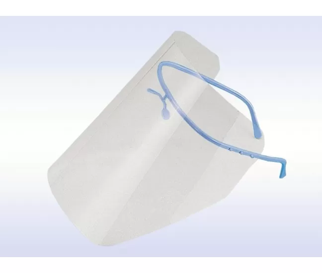 Face shield with frame (1 frame + 5 face shields)