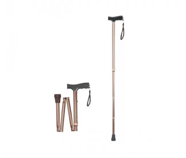 Foldable aluminium stick AT51116