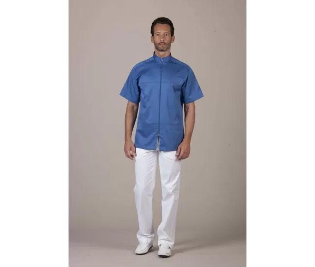 Medical man jacket blue