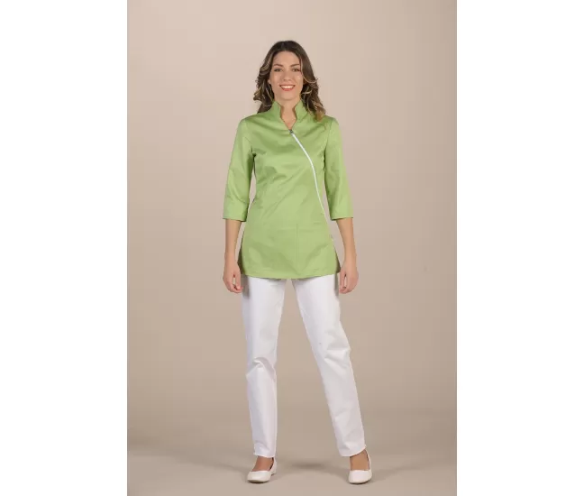 Woman tunic Nuraxi kiwi green