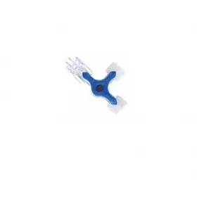 3way stopcock with blue handle, 1 pcs.