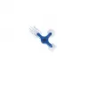 3way stopcock with blue handle, 1 pcs.