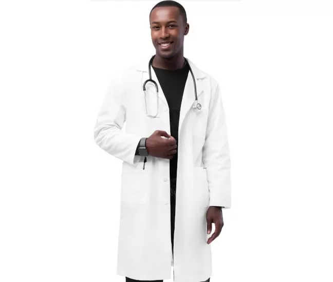 Unisex Lab Coat with Inner Pockets 803 white