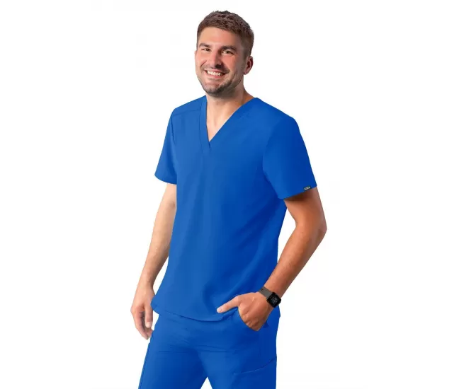 Men's Classic V-Neck Top A6006 Royal Blue
