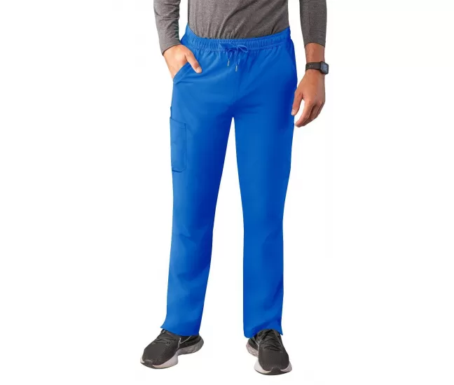 Men's Slim Leg Cargo Pant A6106 Roayl Blue