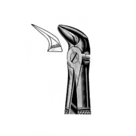 Ķirurģiskās knaibles apakšējām molārajām saknēm