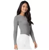 Long Sleeve Comfort Tee 2900 Dark Marl Gray