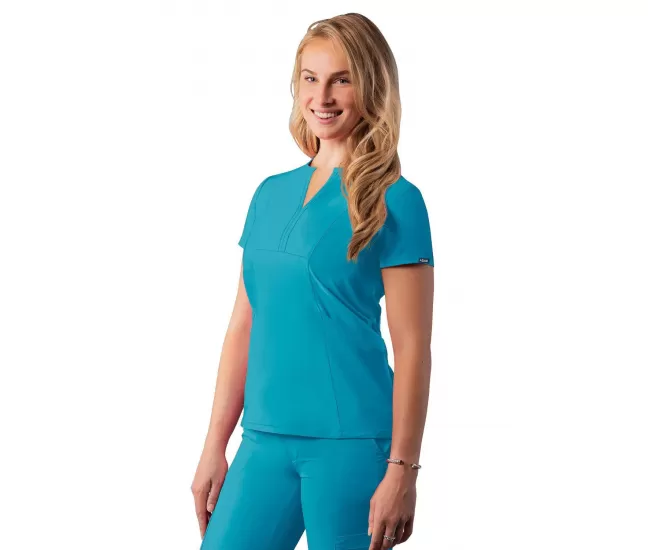 Medicīniskā blūze A6002 zili zila (zaļgani zila)