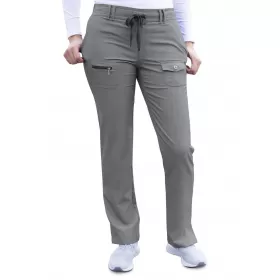 Women's Slim Fit 6 Pocket Pant P4100 Heather Grey Women's Slim Fit 6 Pocket Pant P4100 Heather Grey