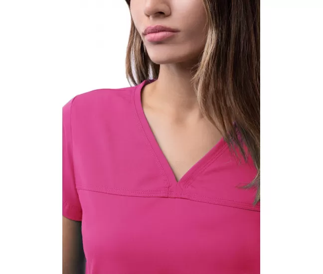 Women’s Sweetheart V-neck Scrub Top P4210 Fruit Punch