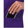 Women’s Sweetheart V-neck Scrub Top P4210 Grape