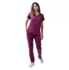 Women’s Sweetheart V-neck Scrub Top P4210 Wine