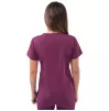 Women’s Sweetheart V-neck Scrub Top P4210 Wine