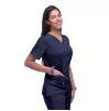 Women's Elevated V-neck Scrub Top P4212 Navy