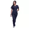 Women's Elevated V-neck Scrub Top P4212 Navy