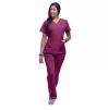Women's Elevated V-neck Scrub Top P4212 Wine