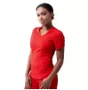 Women's Modern V-Neck Scrub Top P7002 Apple