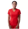 Women's Modern V-Neck Scrub Top P7002 Apple