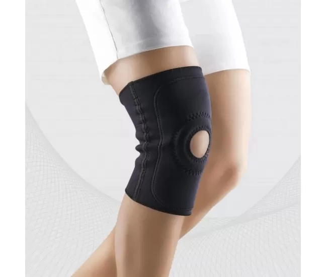 Elastīgs medicīniskais neoprēna pārsējs ceļgala fiksācijai ar atvērtu ceļgalu, ELAST 9903