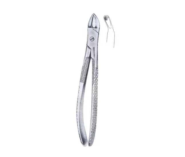 Exctracting forceps children`s for lower molars universal