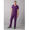 Men's Classic V-Neck Top A6006 Eggplant