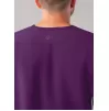 Men's Classic V-Neck Top A6006 Eggplant